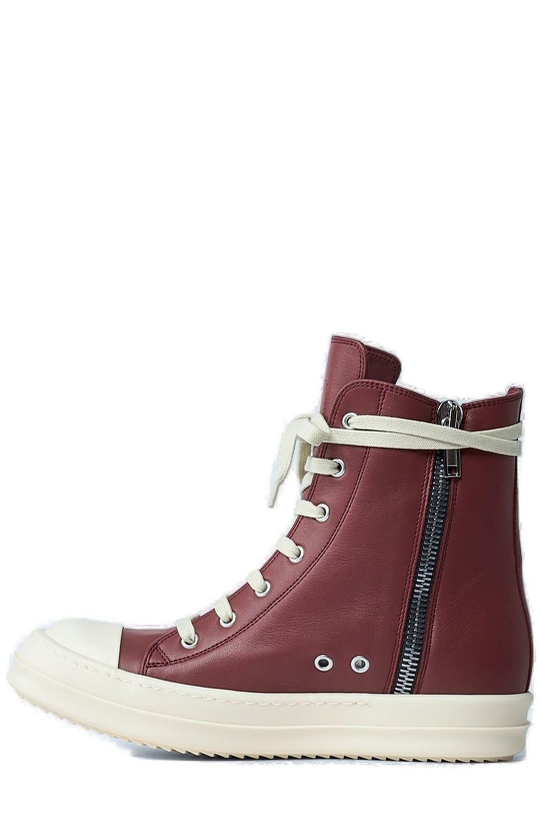 Rick Owens High-Top Lace-Up Sneakers