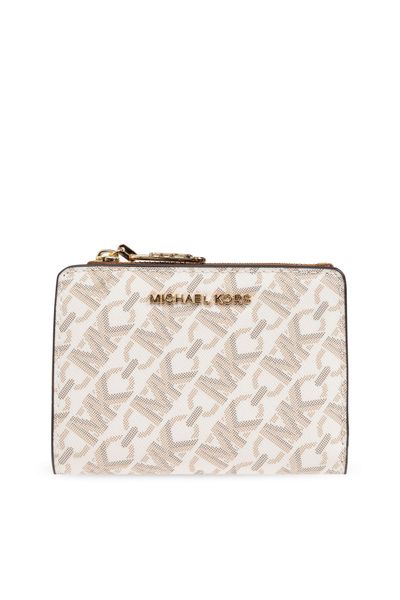 Michael Michael Kors Jet Set Monogram Logo-Lettering Cardholder 