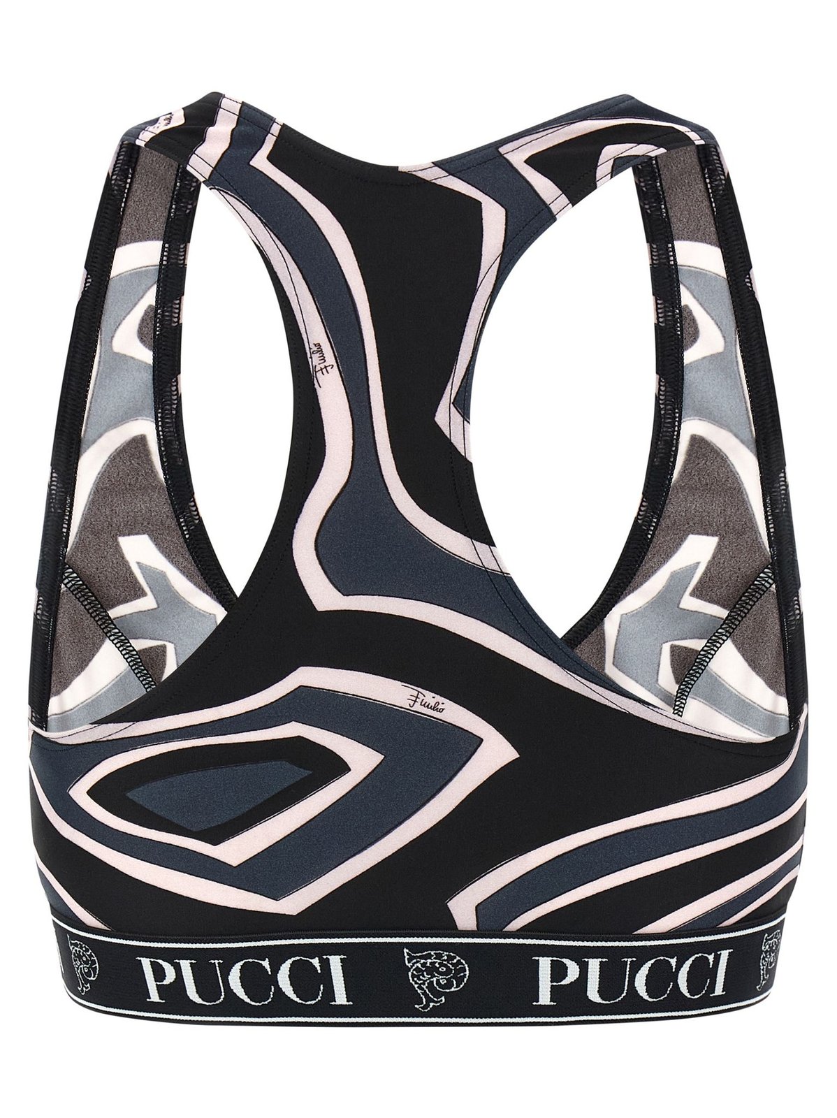 PUCCI Logo Printed Stretched Top