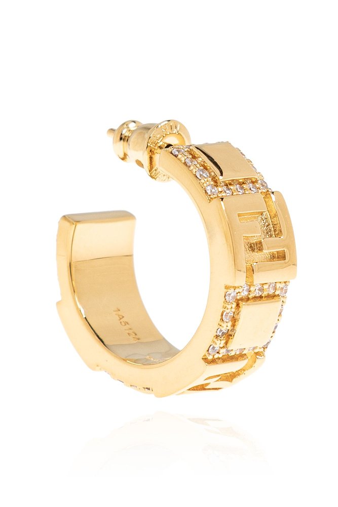 Fendi Forever Fendi Embellished Earrings – Cettire Fendi Forever Fendi Embellished Earrings – Cettire