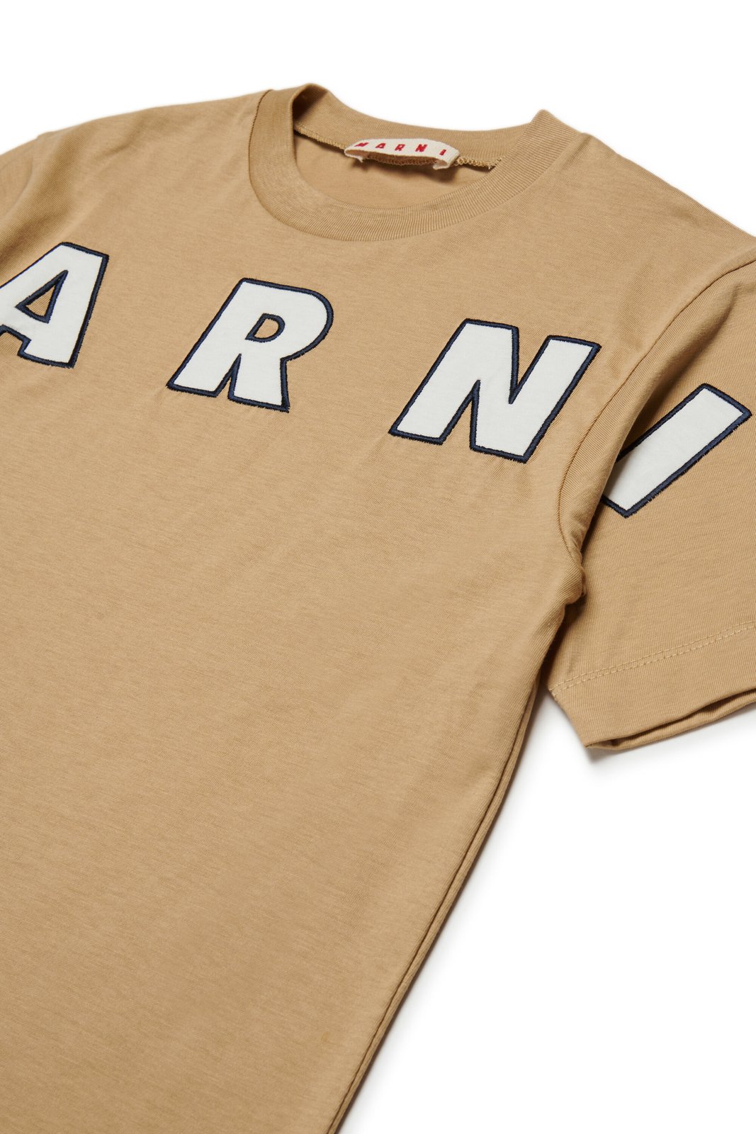 Marni Kids Logo-Appliqué Crewneck T-Shirt