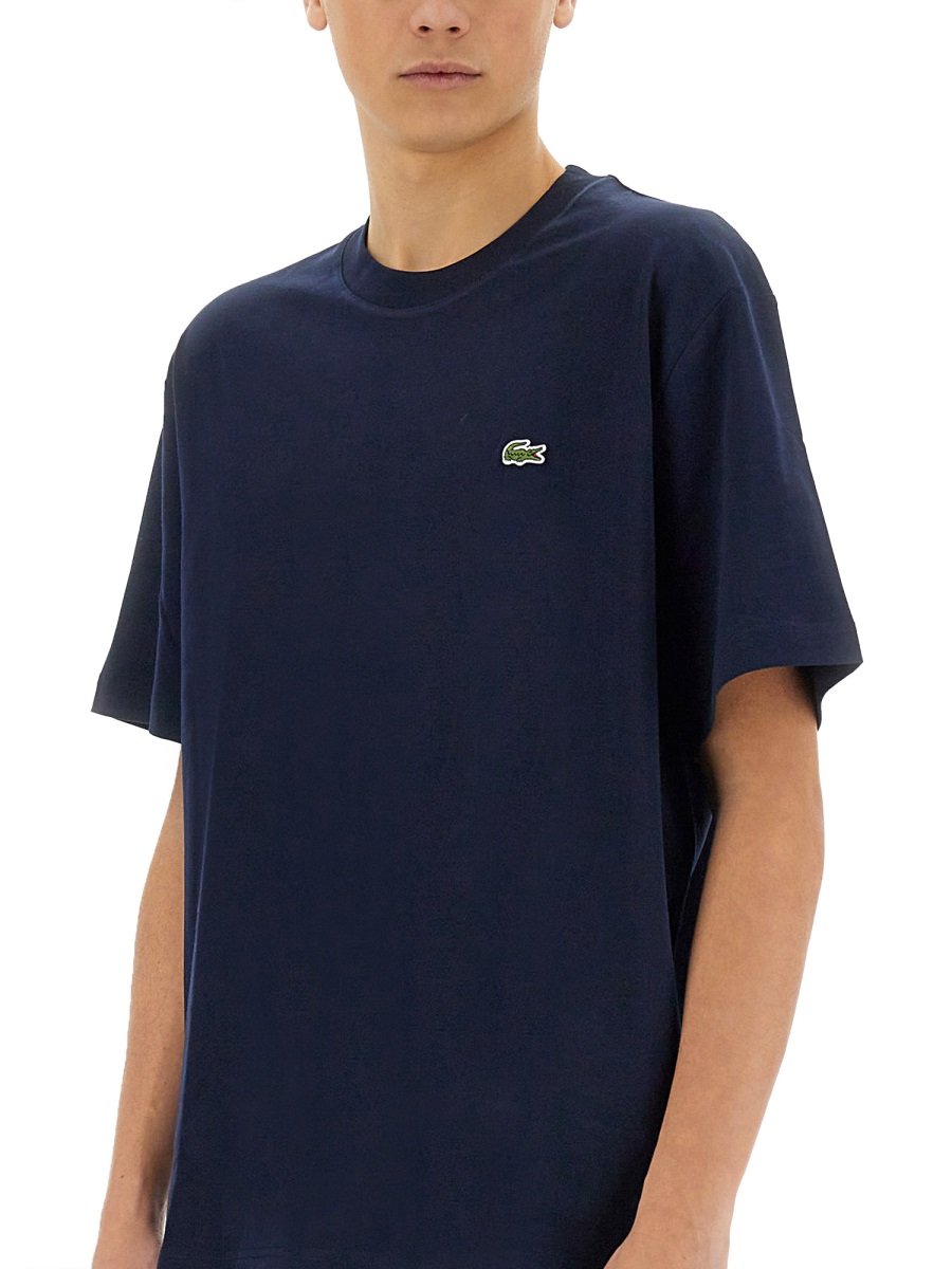 【LACOSTE】◆CREW NECK REGULAR FIT T-SHIRT◆送料無料◆ Lacoste Lacoste Logo Patch Crewneck T-Shirt - Gilets