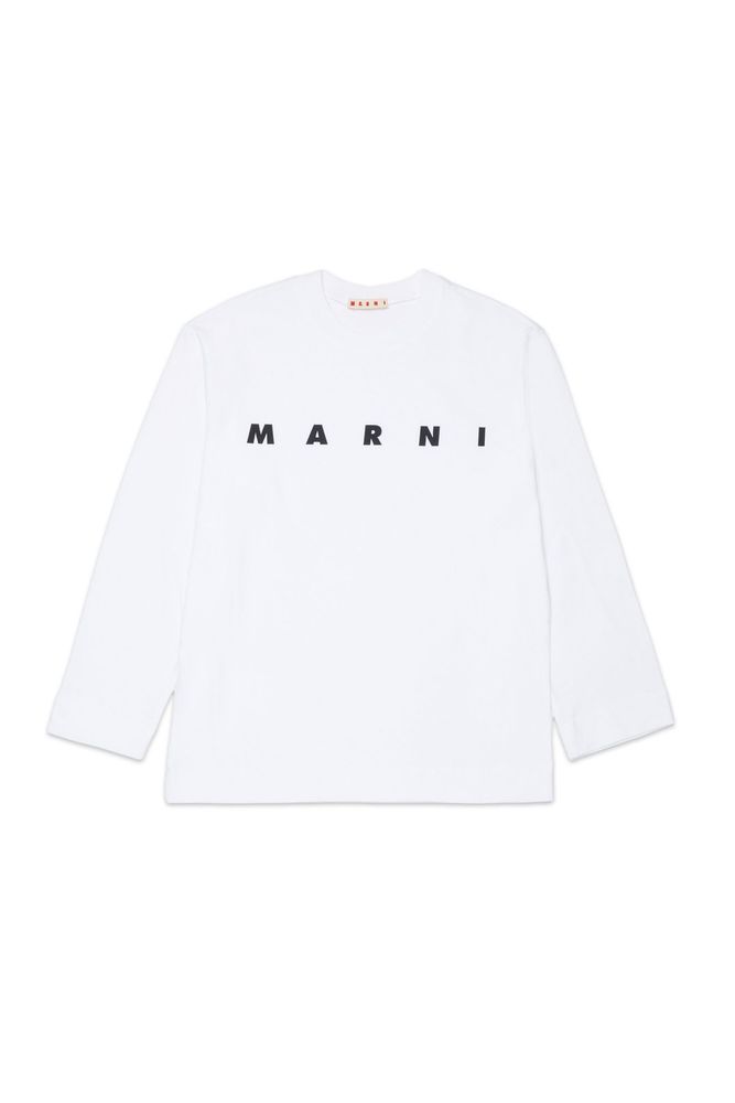 Marni Kids 로고 롱슬리브 티셔츠