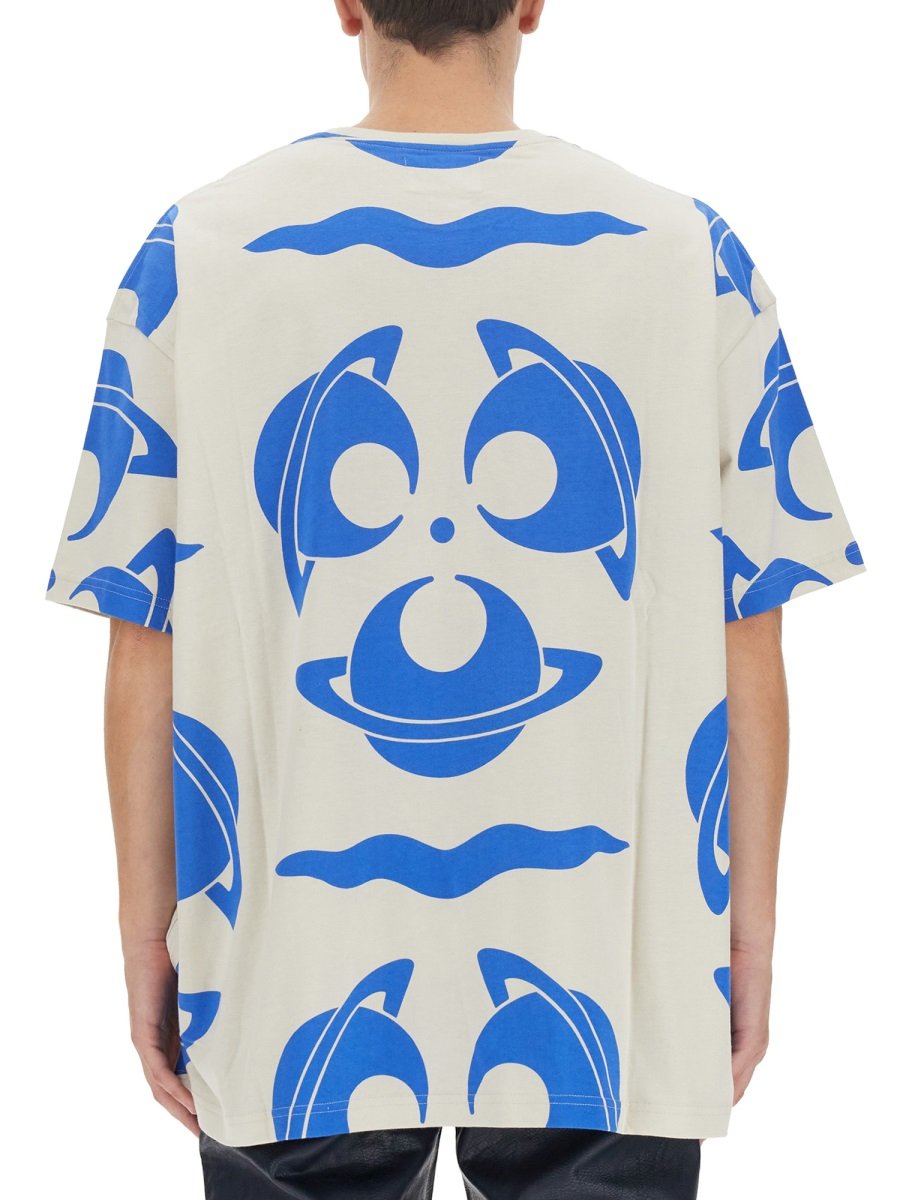 ヴィヴィアンウエストウッド ホワイト グラフィックプリント Tシャツ ヴィヴィアン ウエストウッド Vivienne Westwood Vivienne