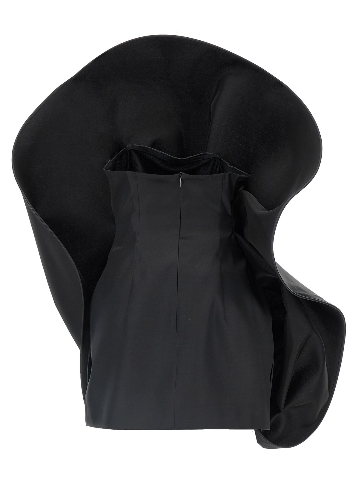 Magda Butrym Strapless Sculptural Mini Dress