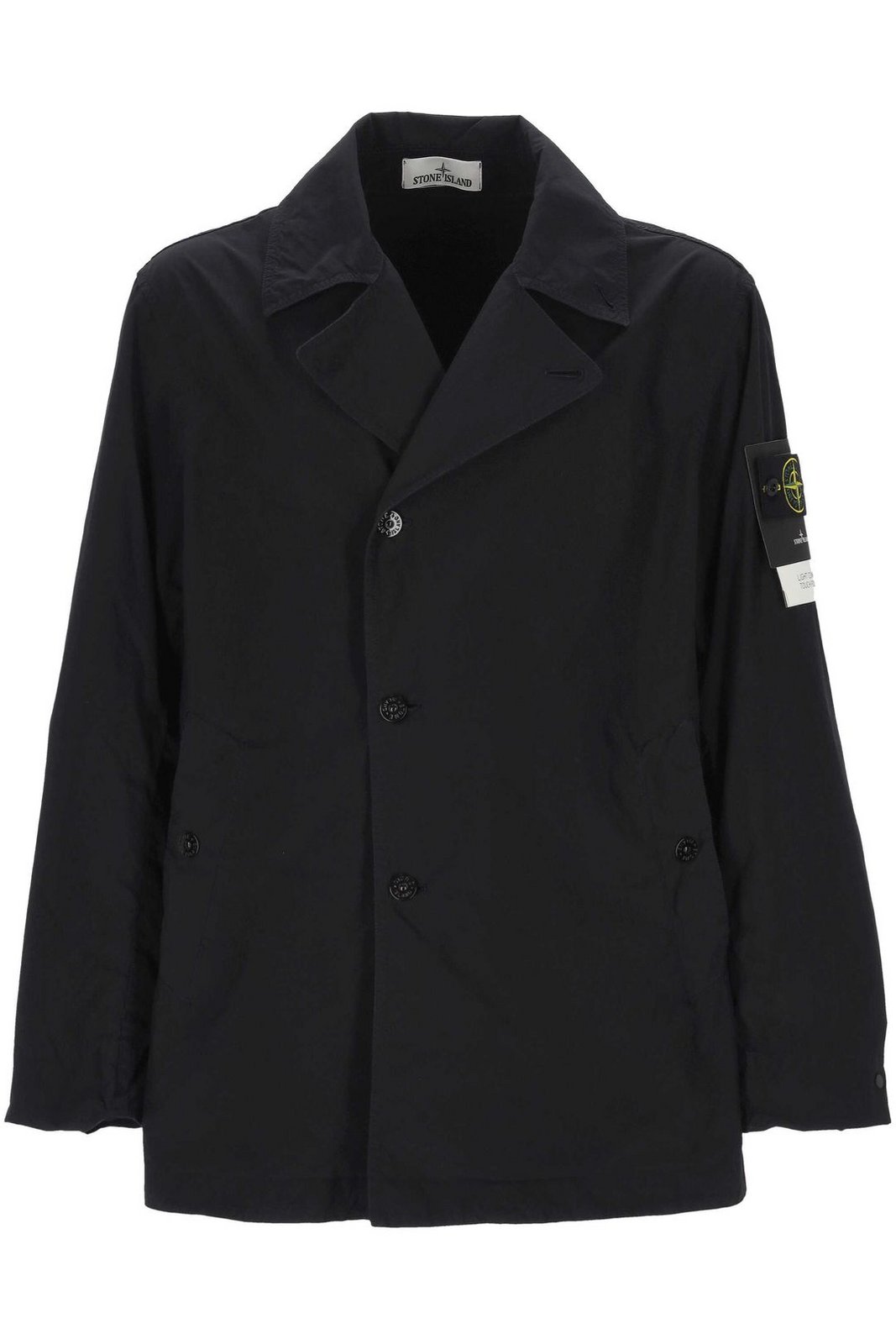Stone Island Long-Sleeved Button-Up Coat