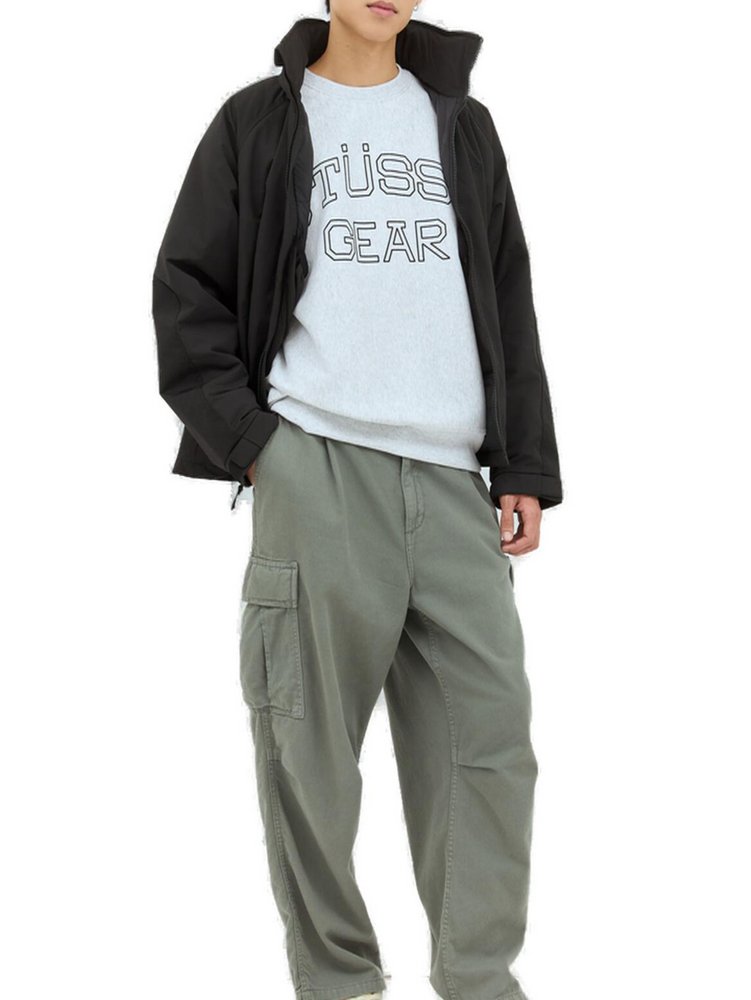 【STUSSY】STUSSY GEAR CREW Stussy Gear Crew Black Men's - SS24 - US