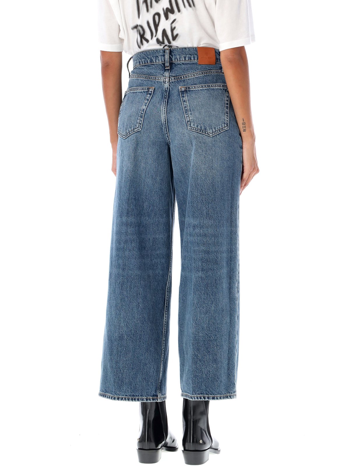 Anine Bing Rick Wide Leg Jeans