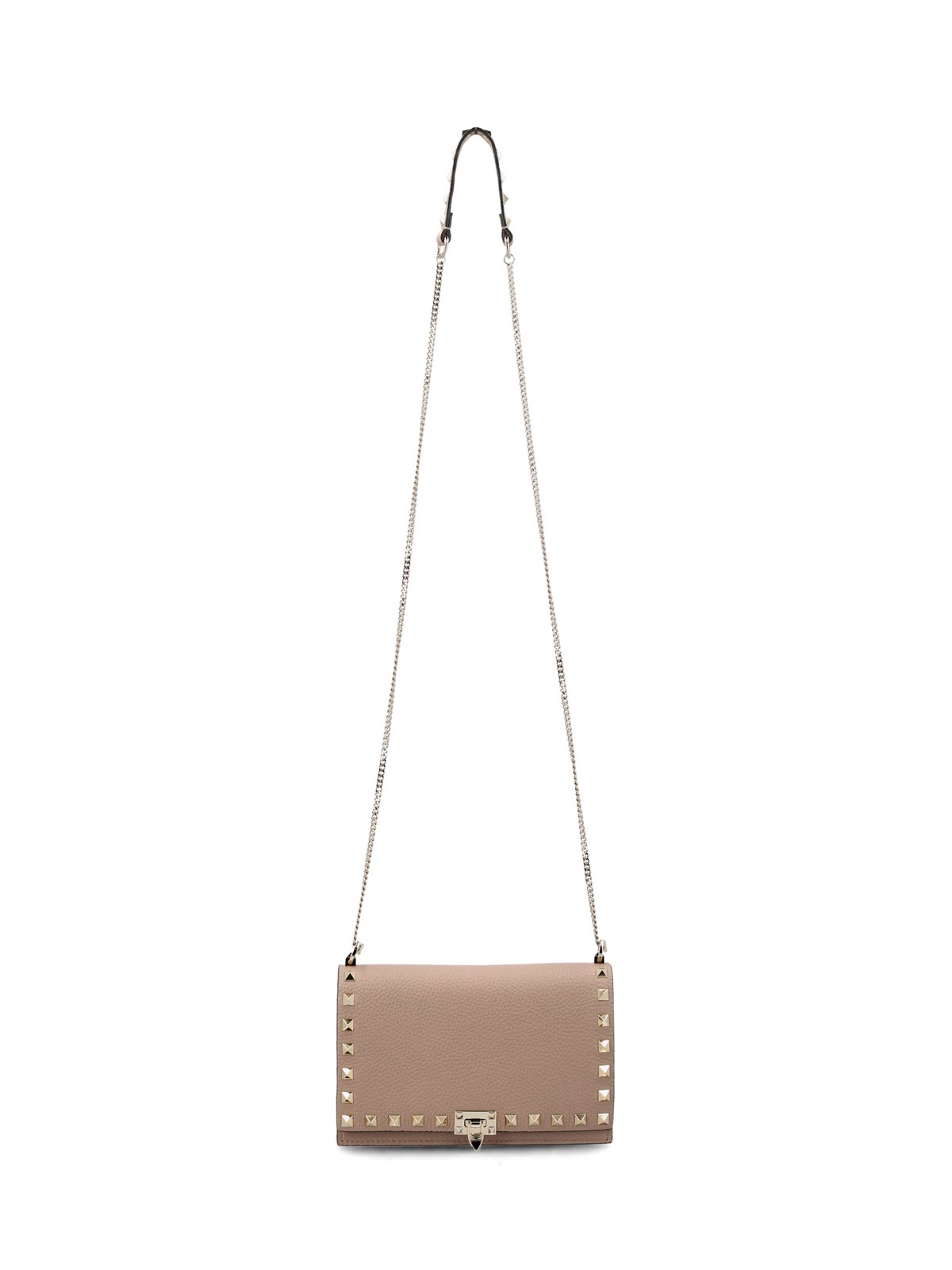 Valentino Garavani Rockstud Foldover Top Shoulder Bag