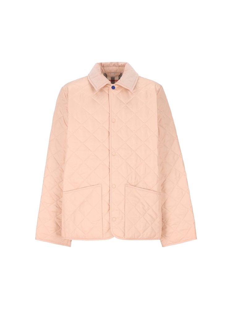 Burberry Kids Diamond-Quilted Press-Stud Barn Jacket – Cettire