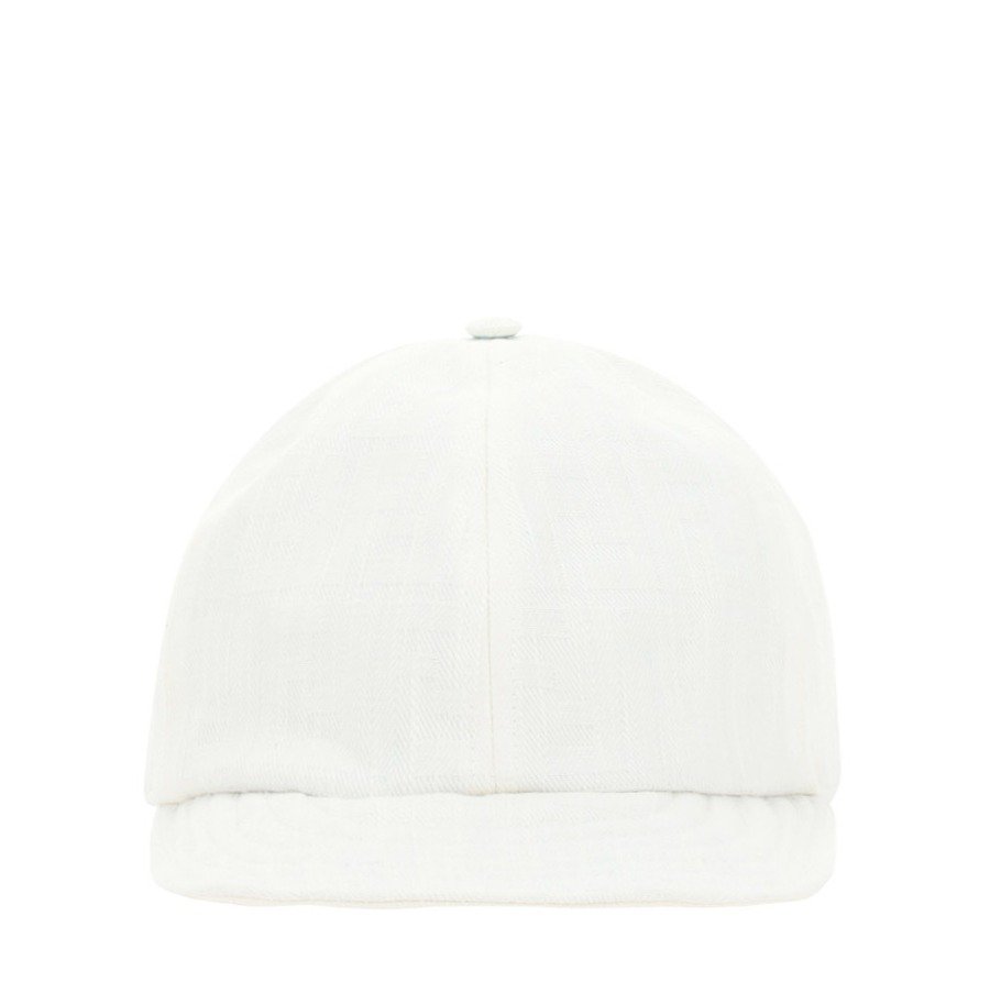Fendi Baseball Cap In Naturale