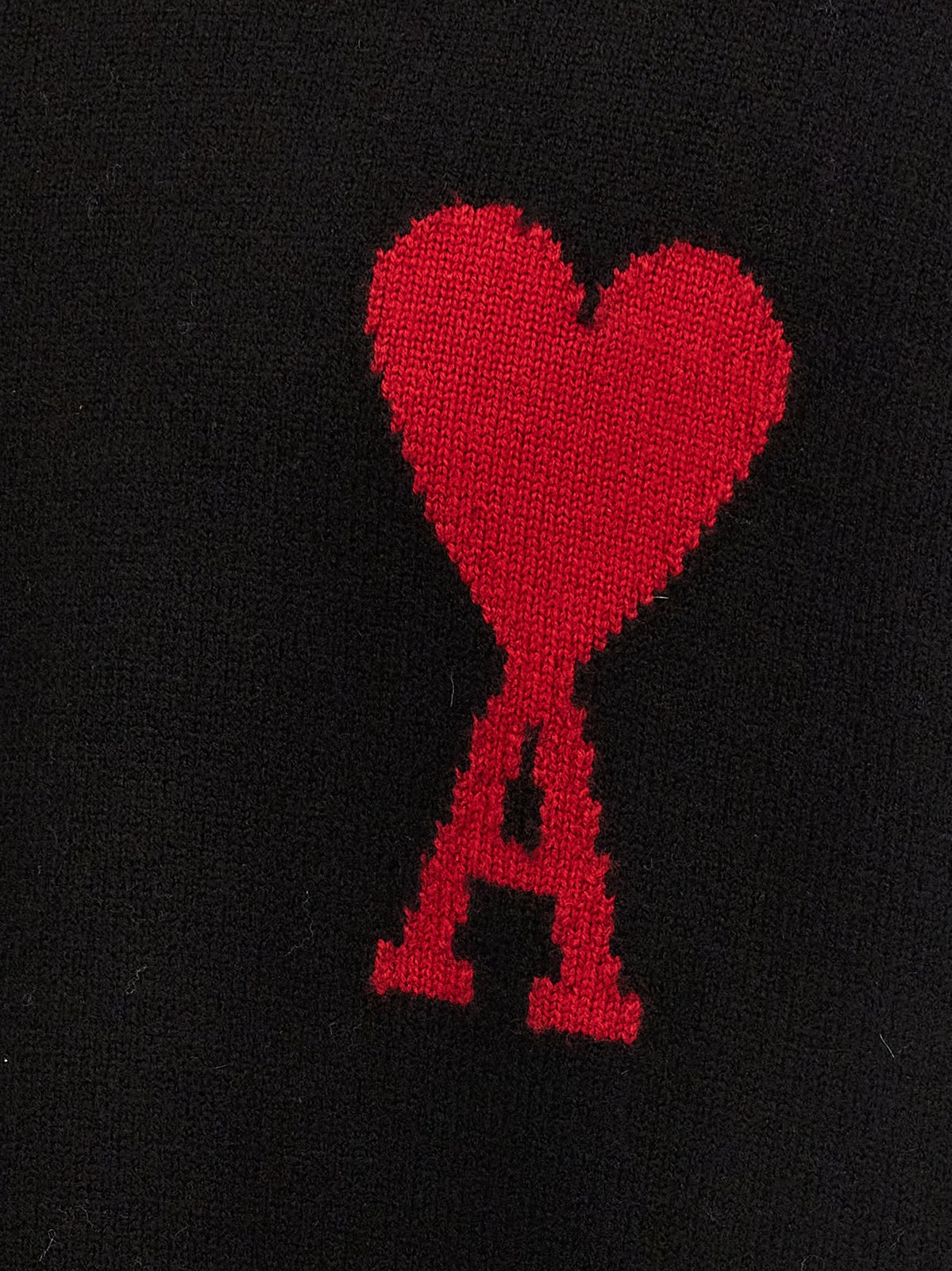 AMI Paris Roll-Neck Knitted Jumper