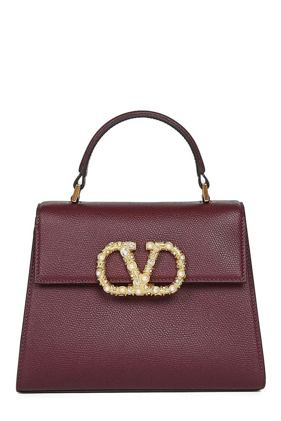 Valentino VSling Foldover Top Small Tote Bag