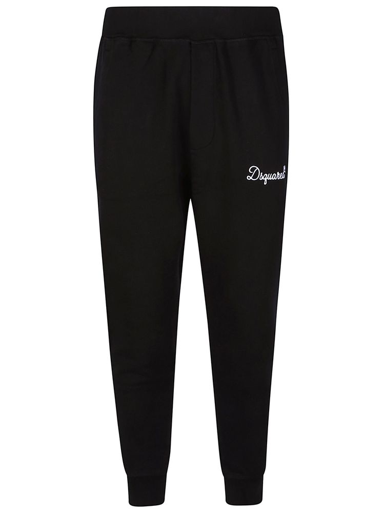 Dsquared2 로고 자수 스웨트팬츠