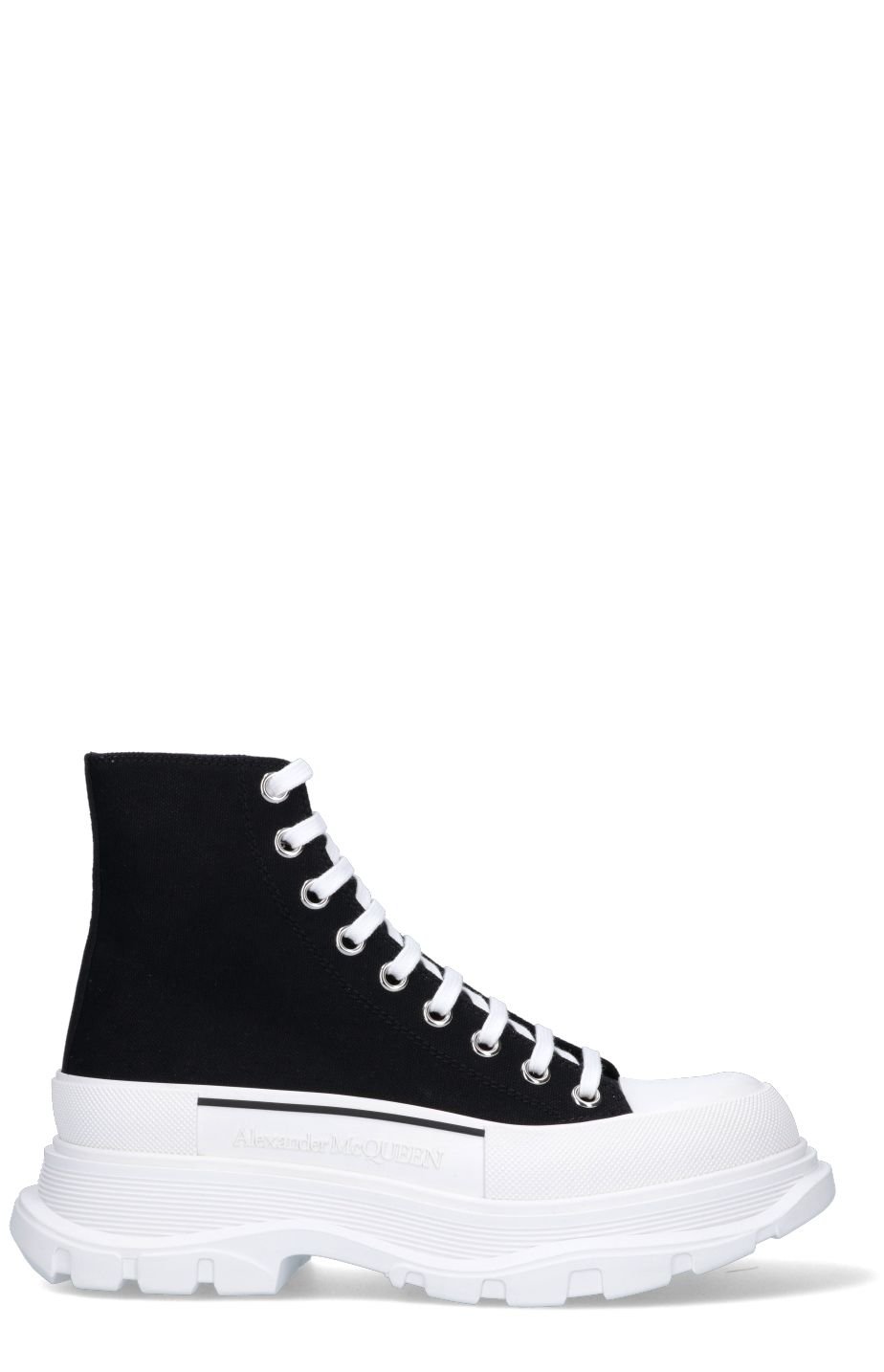 Alexander McQueen Tread Slick Lace-Up Boots