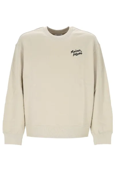 메종키츠네 Maison Kitsuné 메종 키츠네 로고 자수 스웨트셔츠