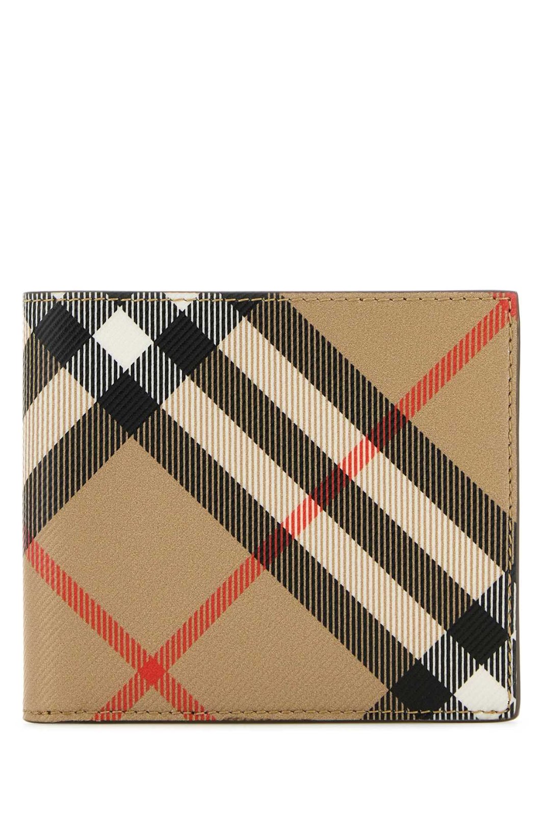 Burberry Check Printed Bifold Wallet