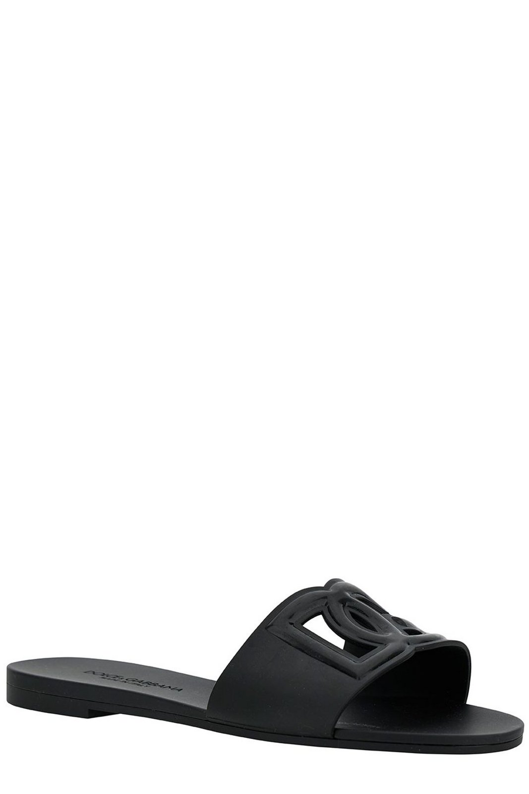 Dolce & Gabbana Logo Cut-Out Open-Toe Slides