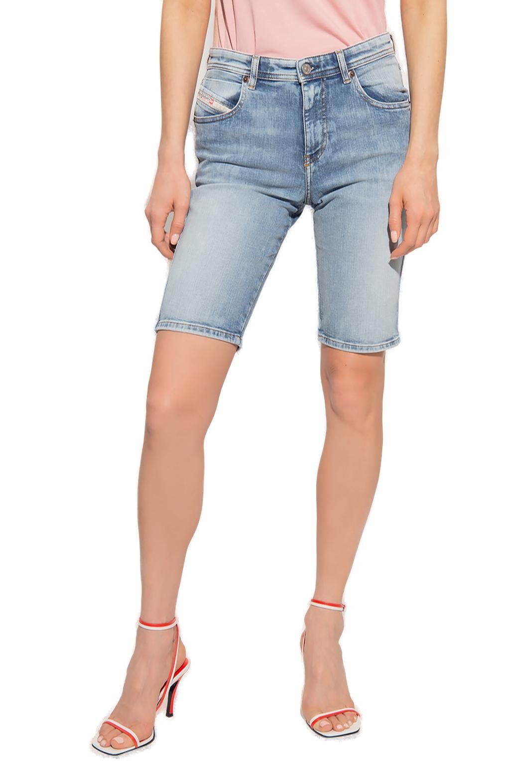 Diesel DeGinny Cycling Denim Shorts