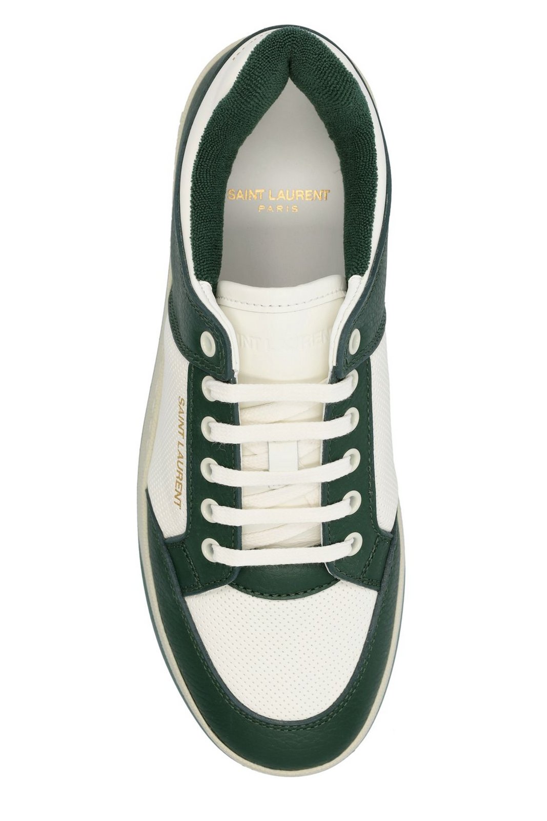 Saint Laurent SL/61 Round Toe Low-Top Sneakers