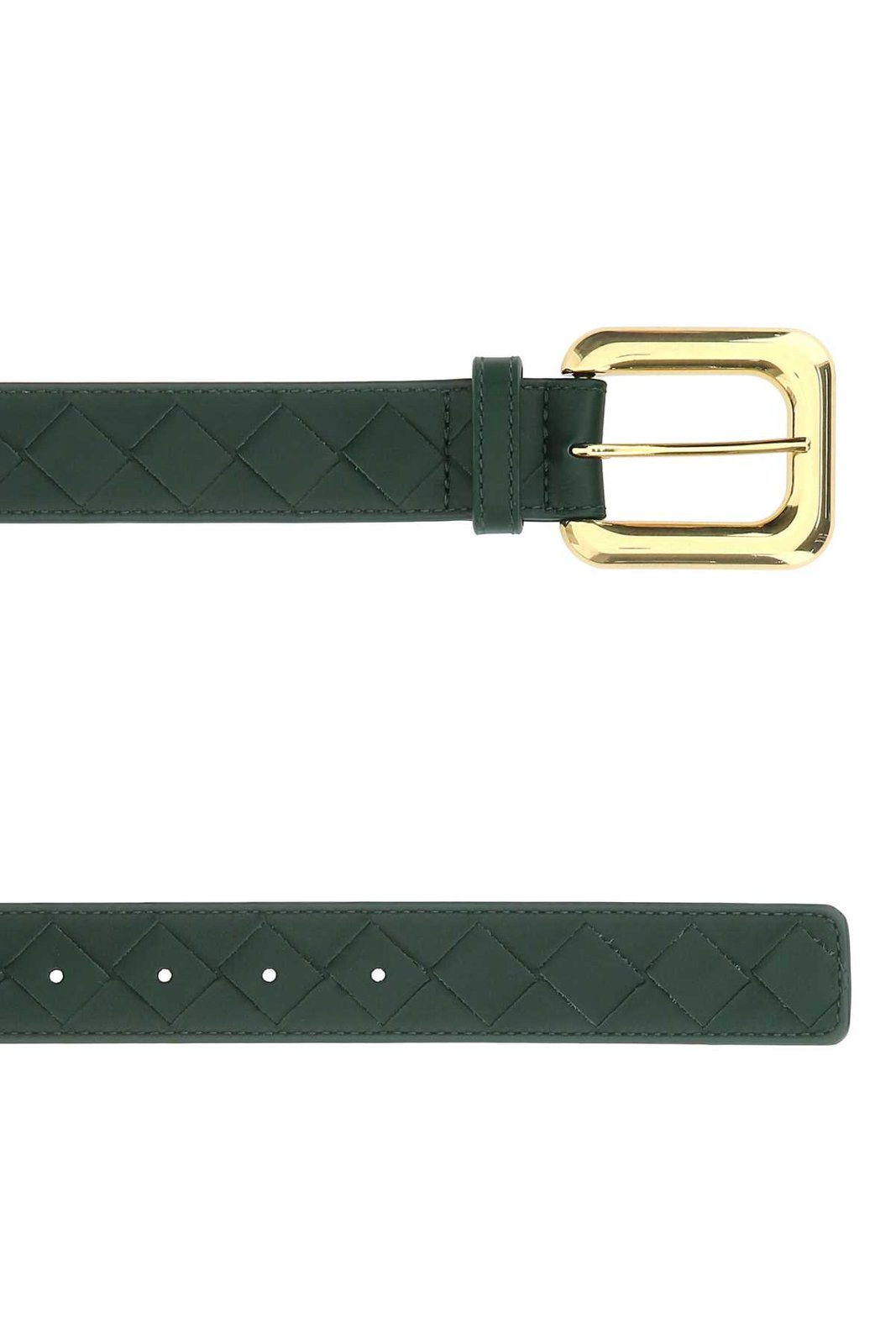 Bottega Veneta Woven Buckle Belt