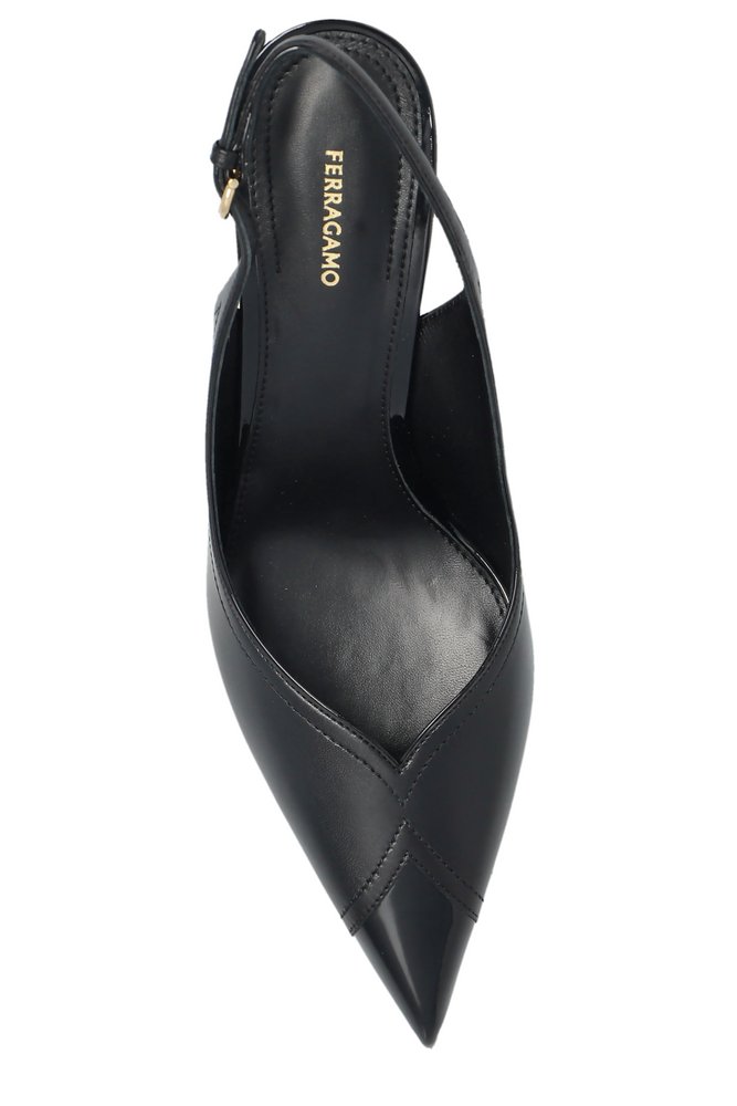 最終値下げ！Salvatore Ferragamo スリングバックヒール スリングバック - ウィメンズ | Ferragamo