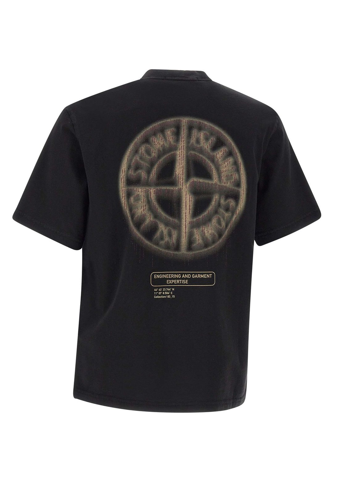 Stone Island Compass Printed Crewneck T-Shirt