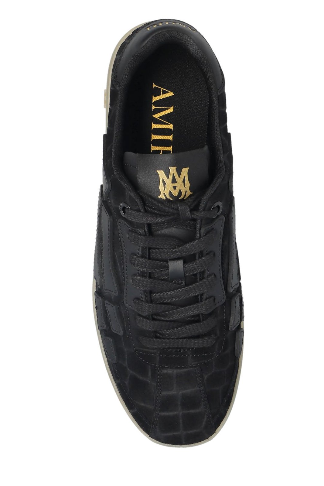 Amiri Embossed Pacific Bones Sneakers