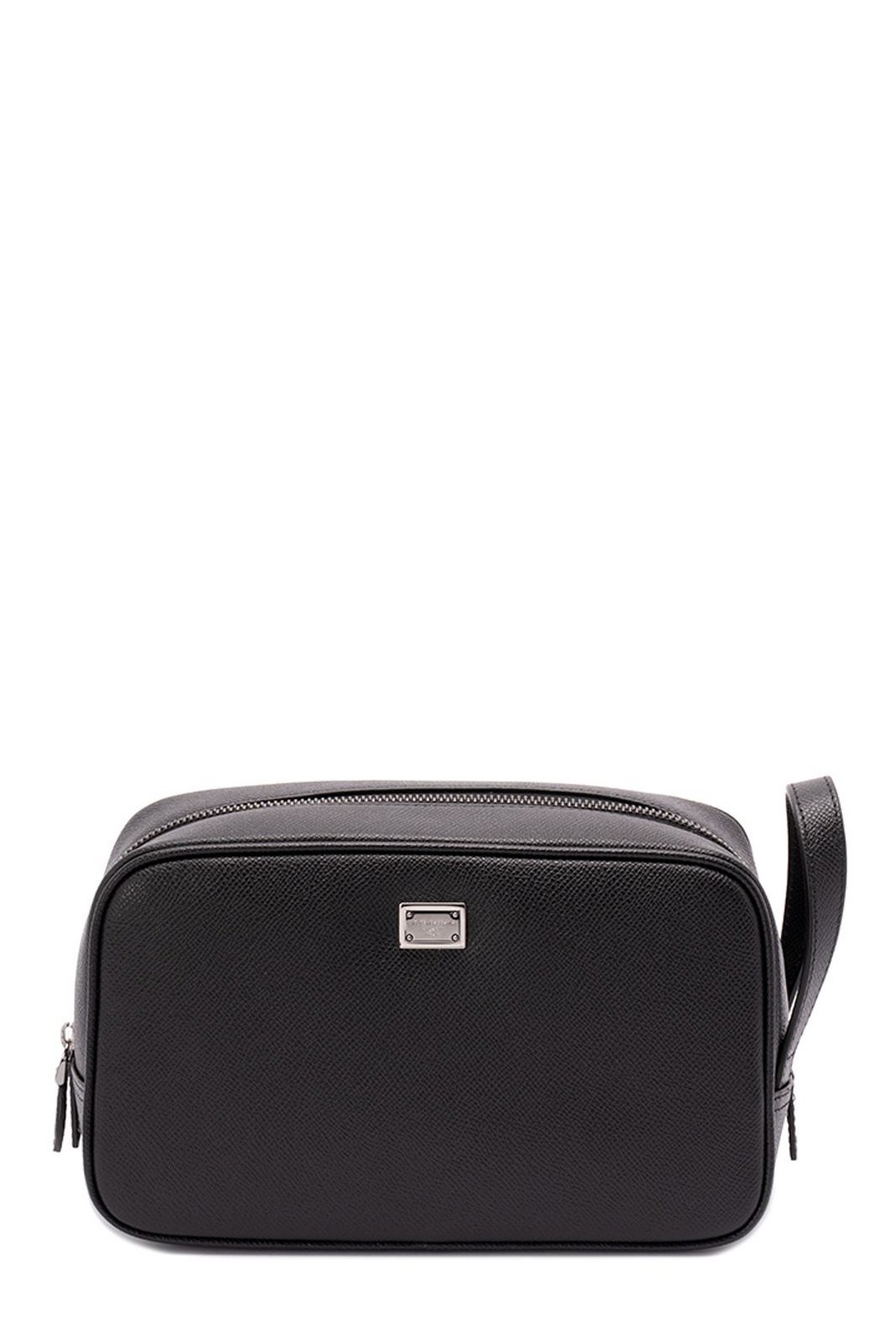 돌체앤가바나 로고 플라크 지퍼 뷰티 케이스 BT3310BG662 80999NERO