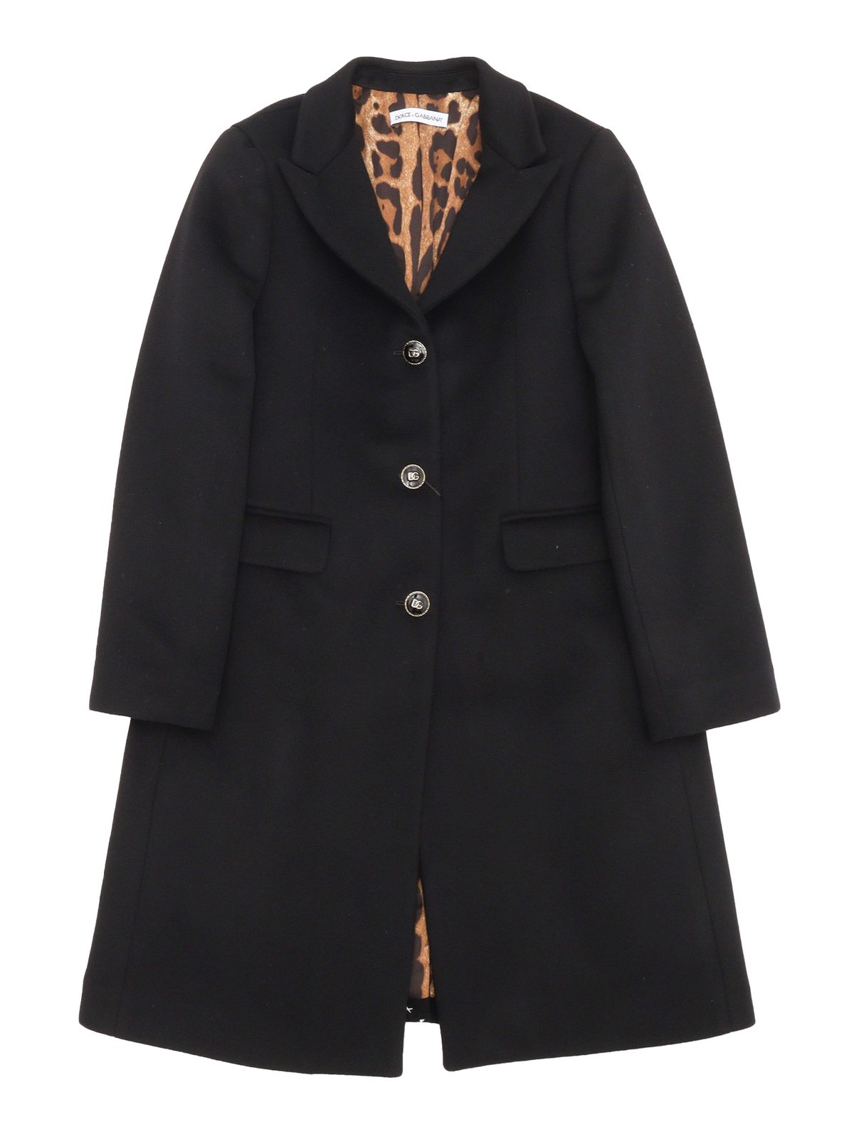 Dolce & Gabbana Kids Singled-Breasted Mid-Length Coat