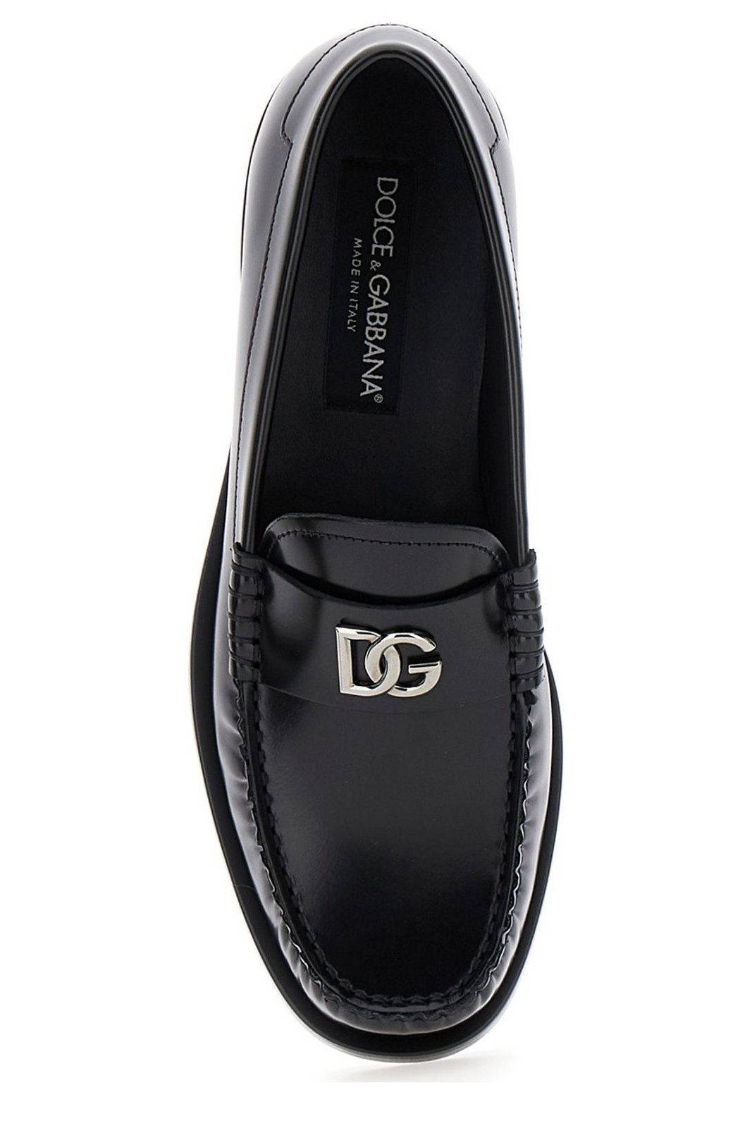 Dolce & Gabbana Logo Plaque Loafers