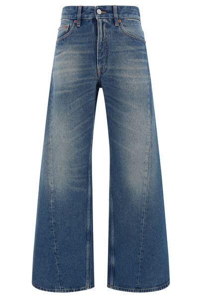 MM6 Maison Margiela Logo Patch Slim Cut Jeans