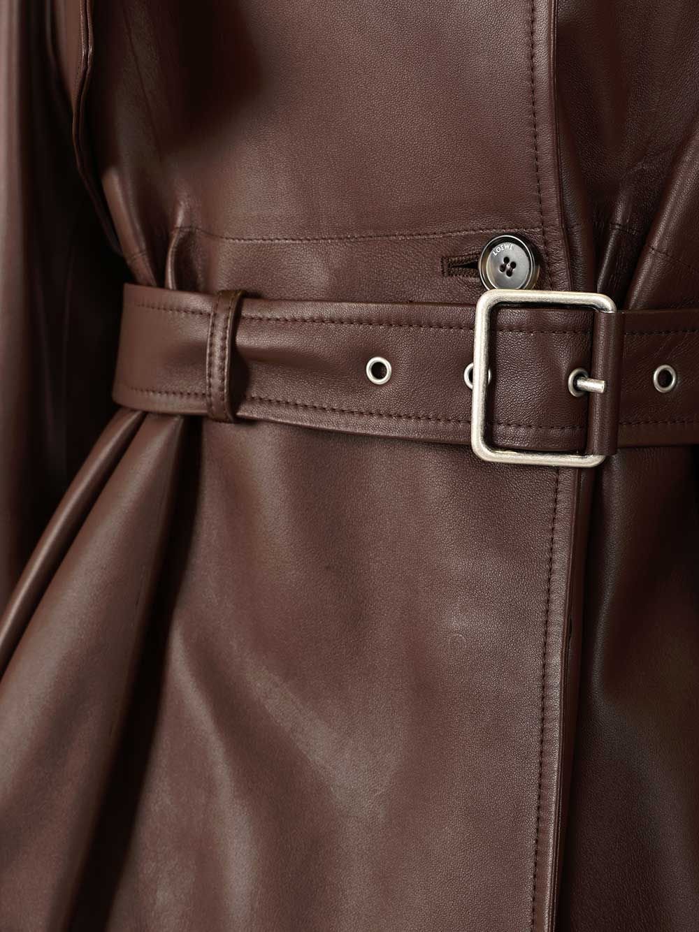 Loewe Anagram Embossed Belted Jacket