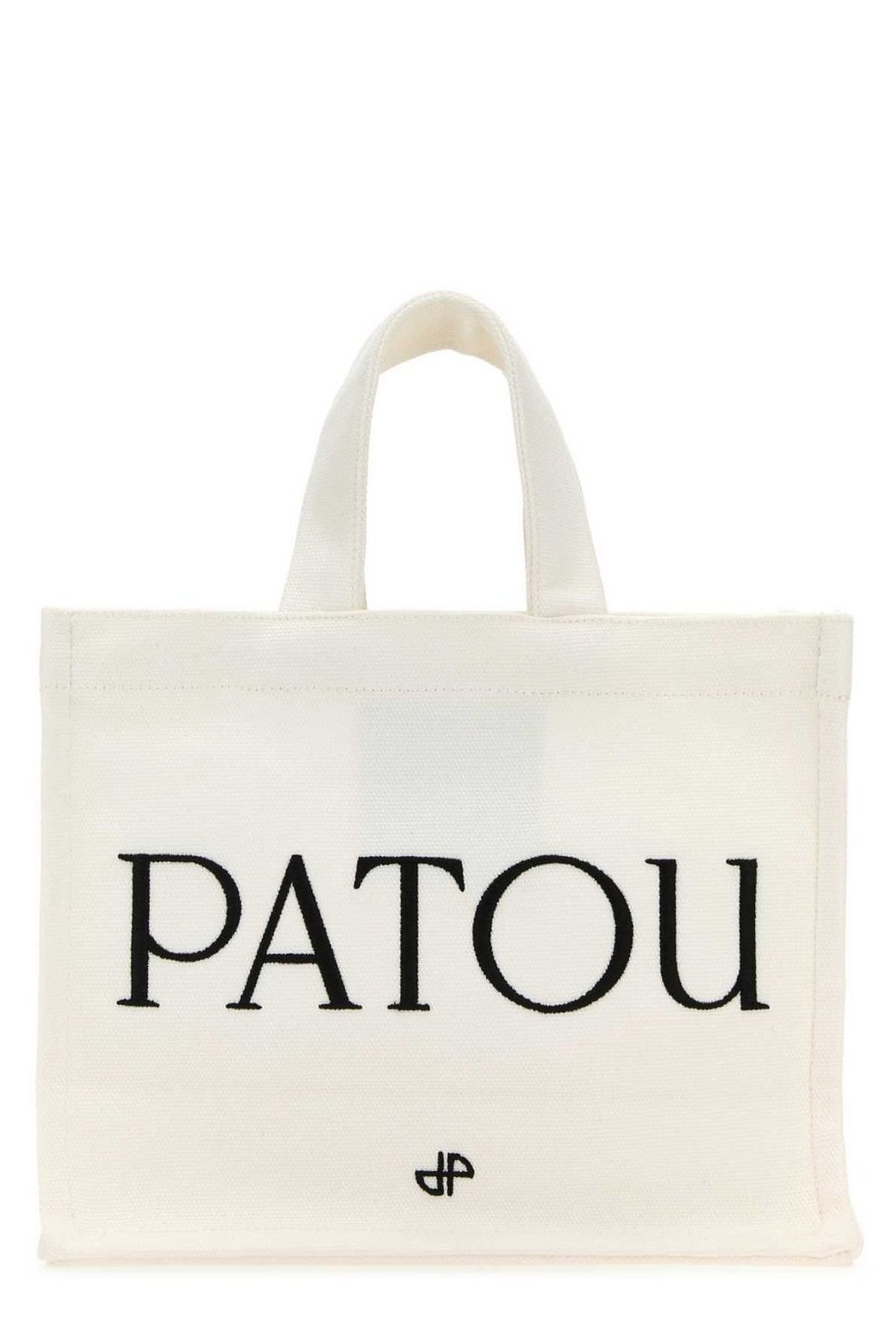 パトゥ ロゴプリント スモールトップハンドルバッグ