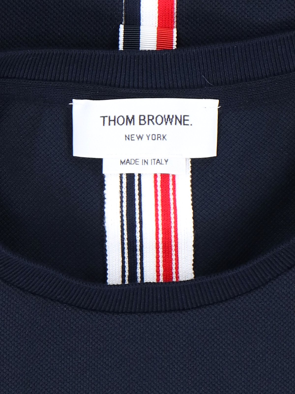 Thom Browne RWB Striped Crewneck T-Shirt