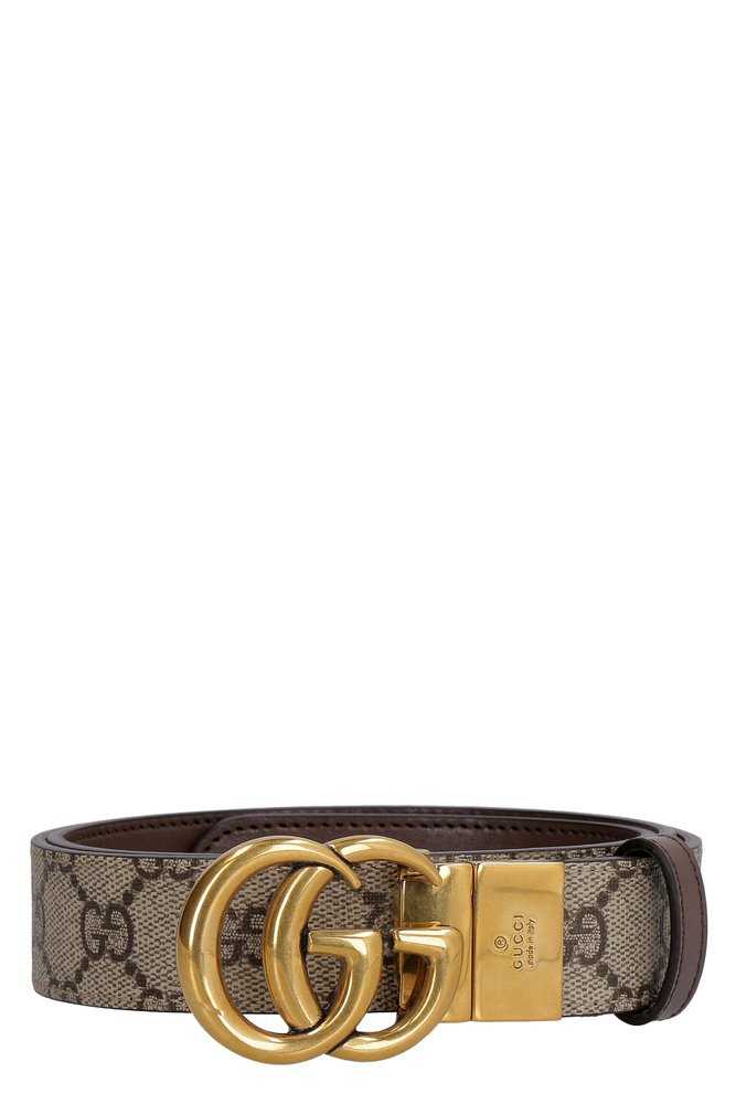 GUCCI グッチ GGバックル リバーシブルレザーベルト リバーシブル レザー ベルト（インターロッキングG バックル