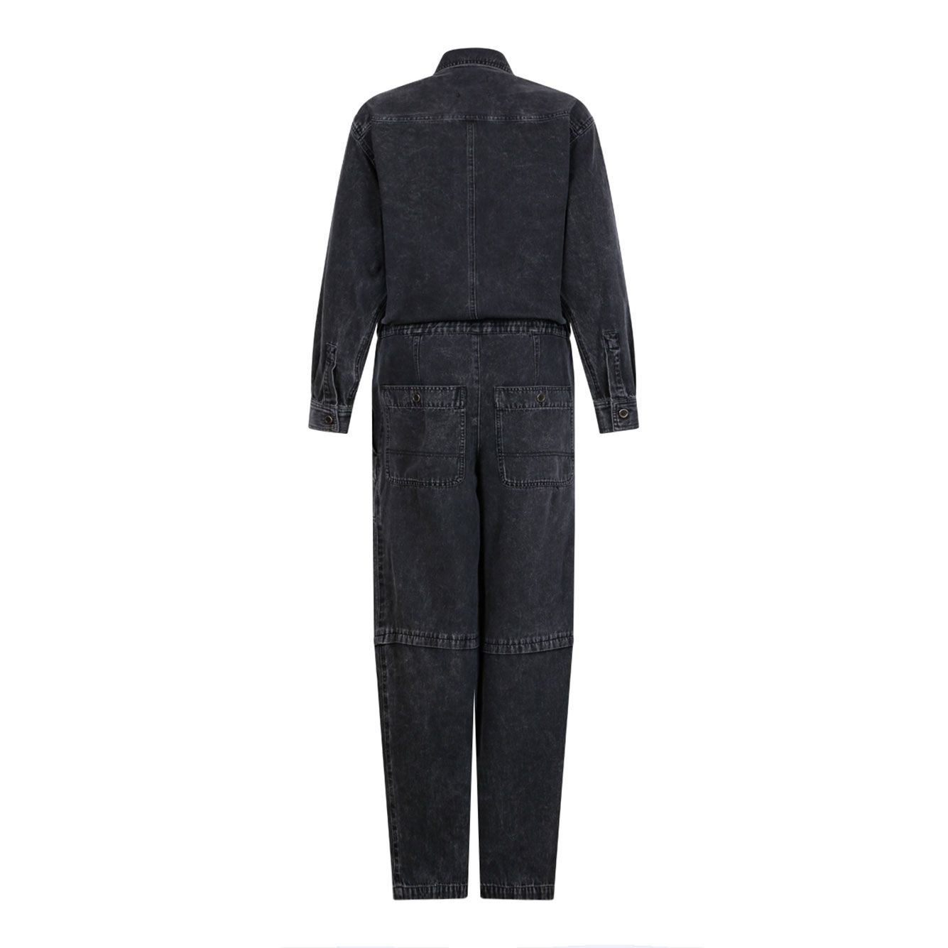 Isabel Marant Buttoned Denim Jumpsuit