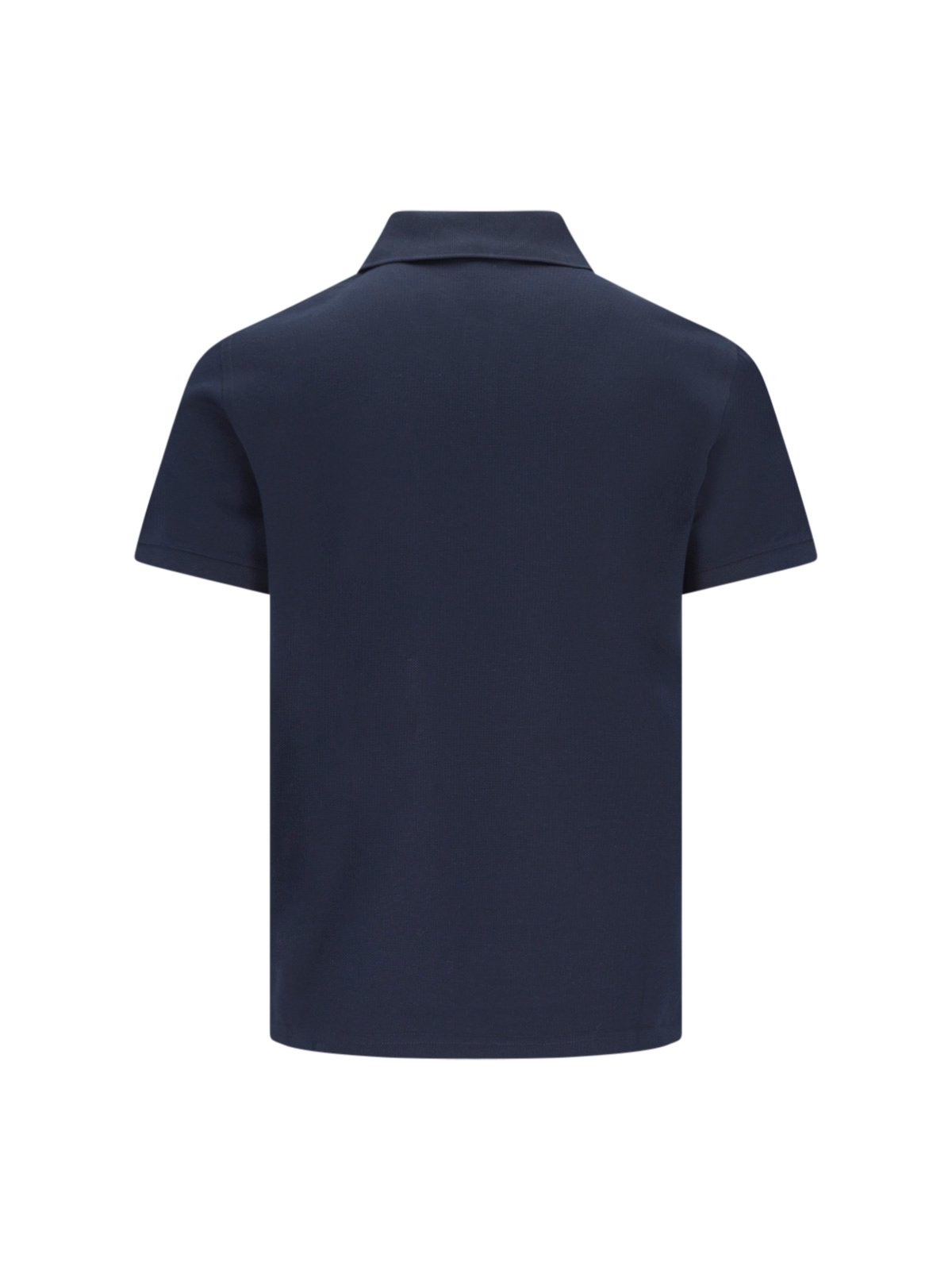 Saint Laurent Cassandre Logo Embroidered Polo Shirt