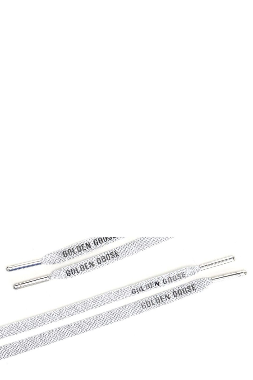 Golden Goose Deluxe Brand Logo Printed Lurex Laces