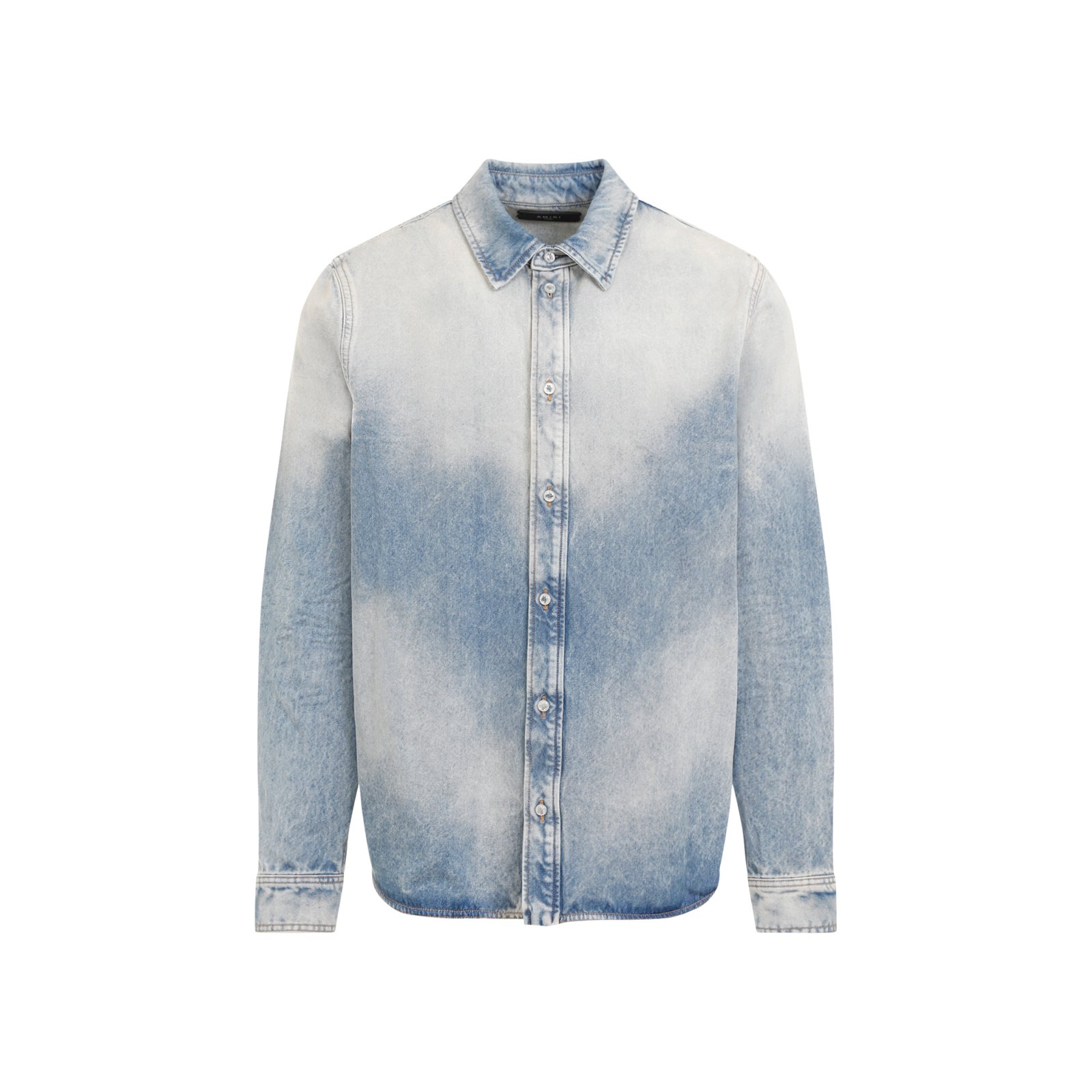 AMERI UPSIDE DOWN DENIM SHIRT デニム シャツ J. America Men's Denim Button-Down Shirt Blue Medium Long