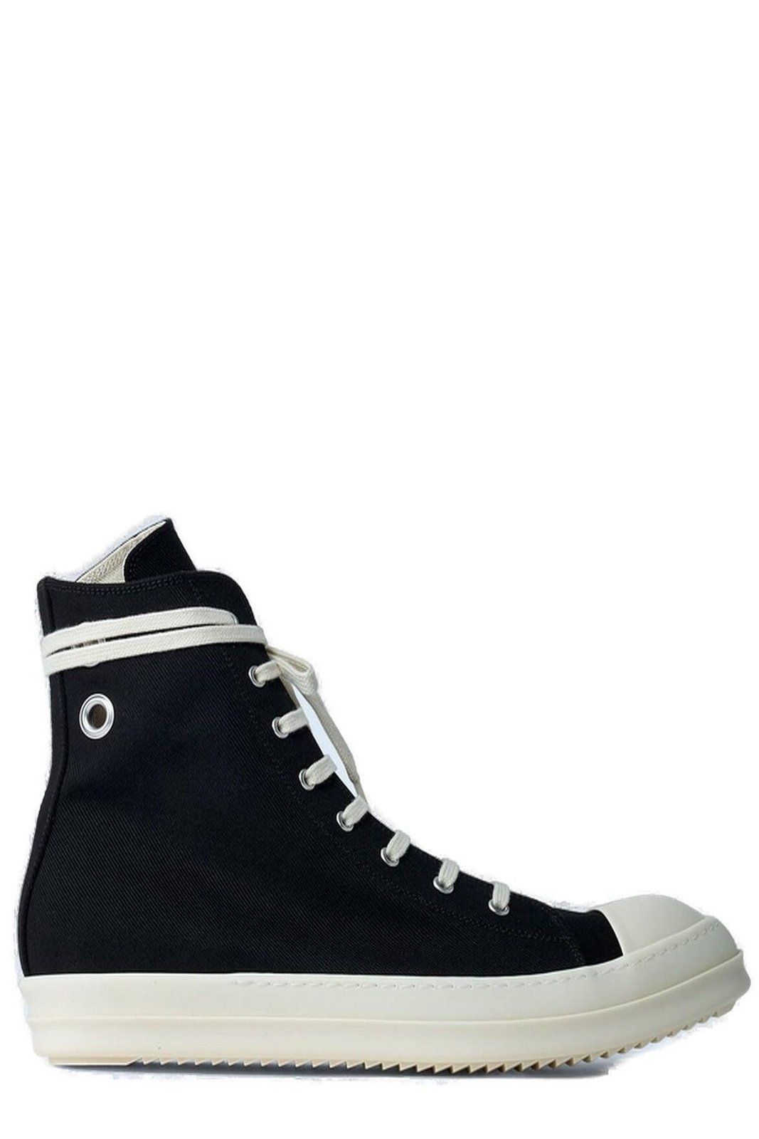 Rick Owens DRKSHDW Round-Toe High-Top Sneakers