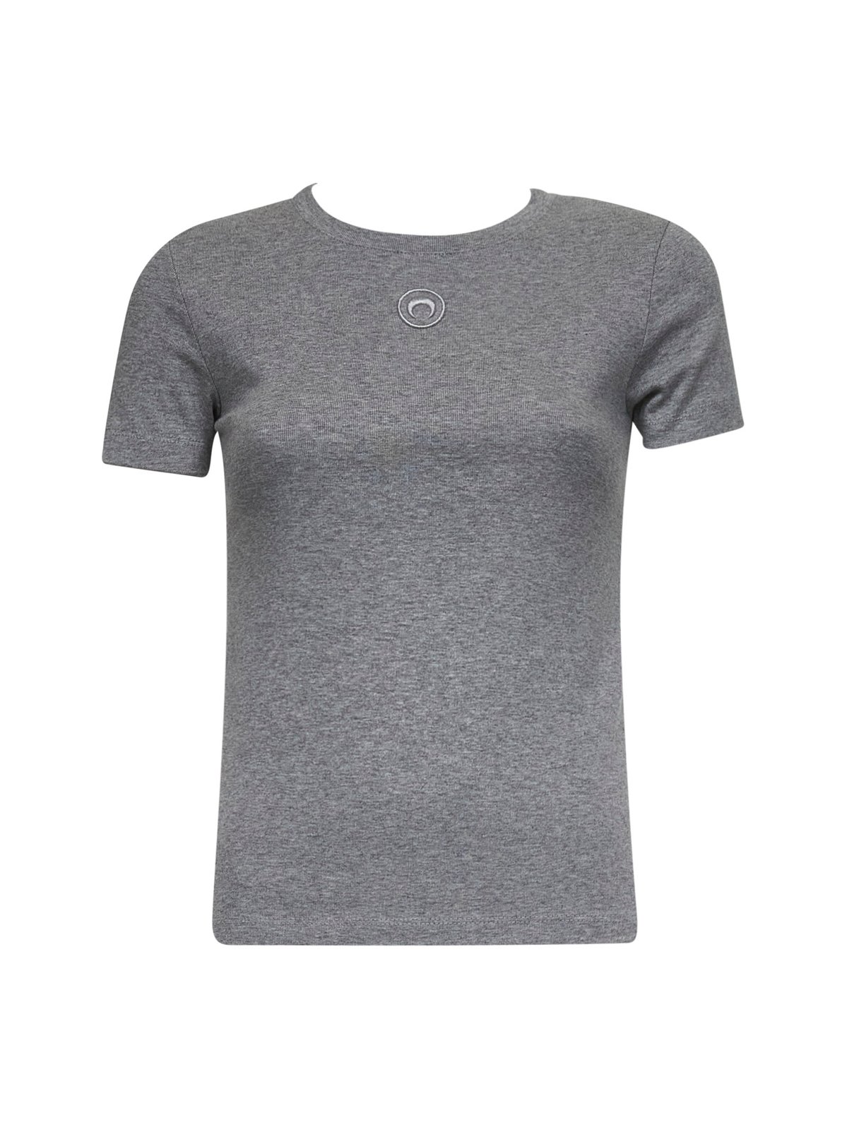 Marine Serre Crescent Moon Embroidered Crewneck T-Shirt