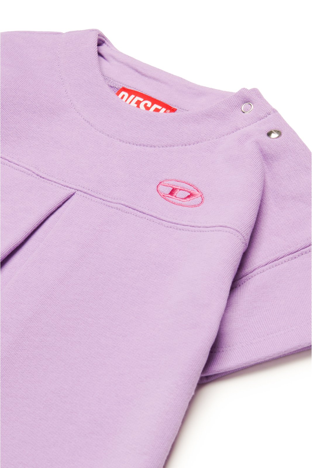 Diesel Kids Drowelb Oval-D Embroidered Logo Dress