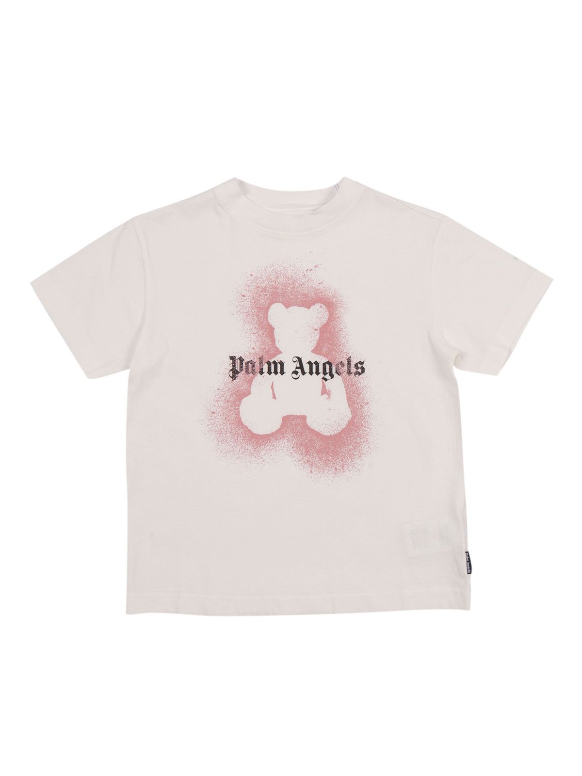 Palm Angels Kids Logo Printed Crewneck T-Shirt