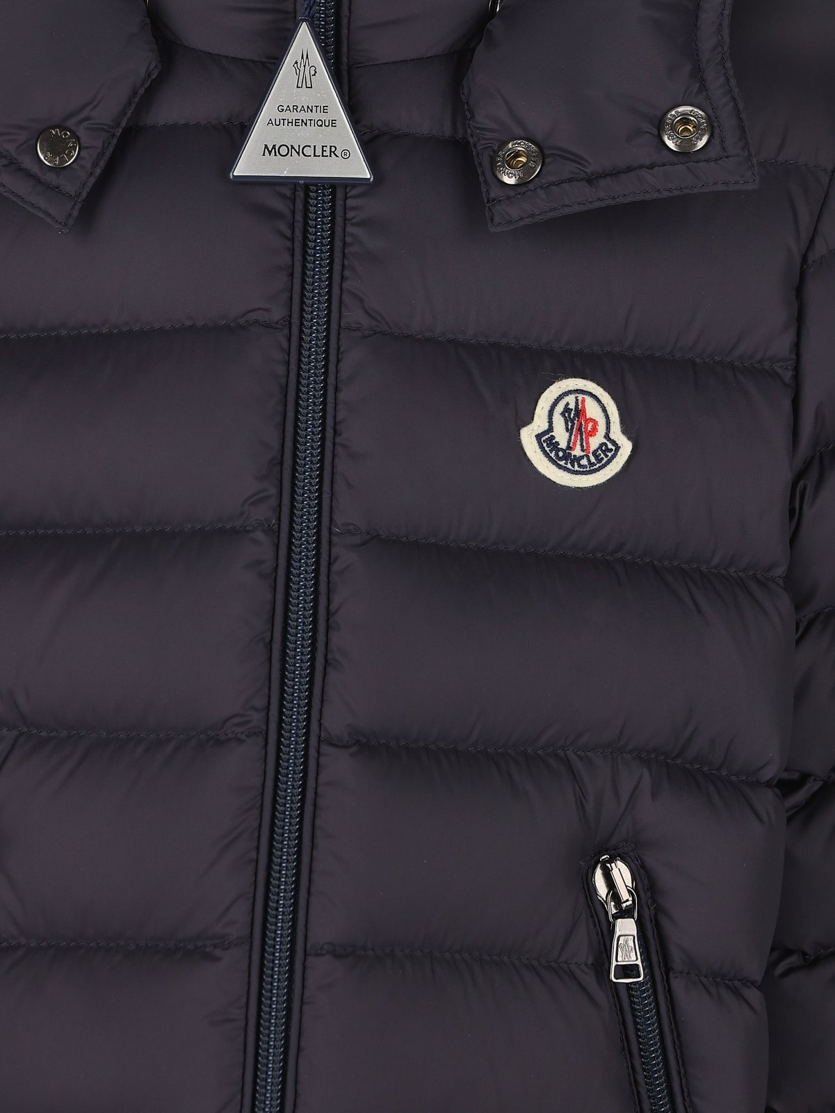 Moncler Enfant Logo Patch Hooded Jacket