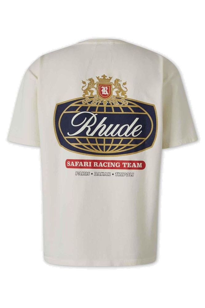 Rhude 그래픽 프린트 크루넥 티셔츠