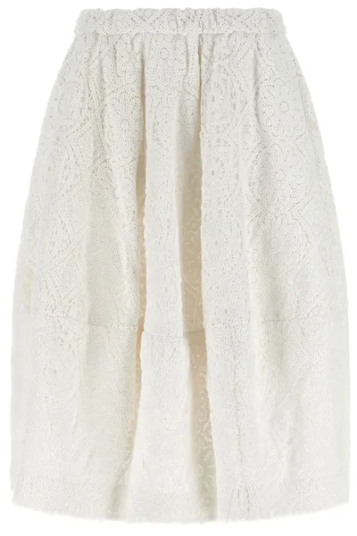 꼼데가르송 Comme Des Garçons 마크라메 미디 스커트