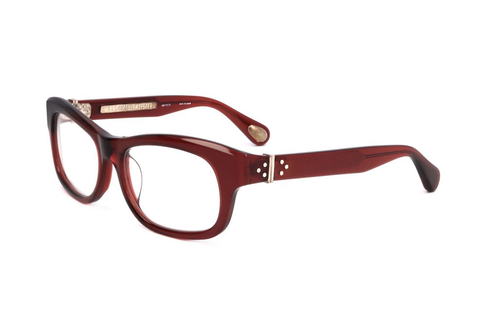 Ann demeulemeester Linda Farrow 眼鏡 Ann Demeulemeester Black Linda Farrow Edition Oval