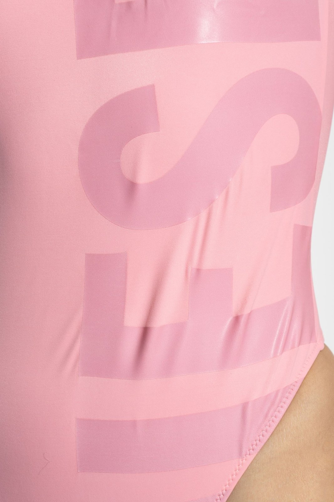 Diesel Bfsw-Kylia Logo Printed High Cut Swimsuit
