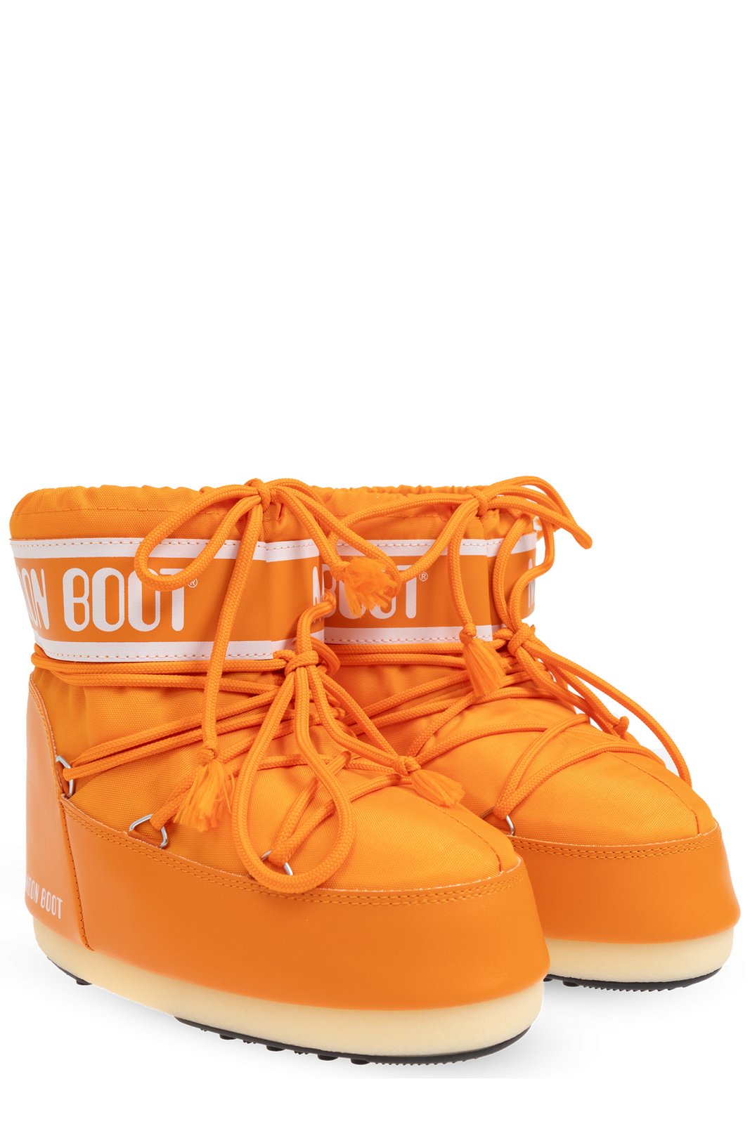 Moon Boot Kids Icon Logo Printed Lace-Up Boots